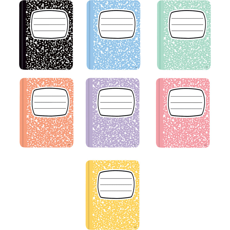 Cool For School Composition Books Accents, 30 Per Pack, 3 Packs
