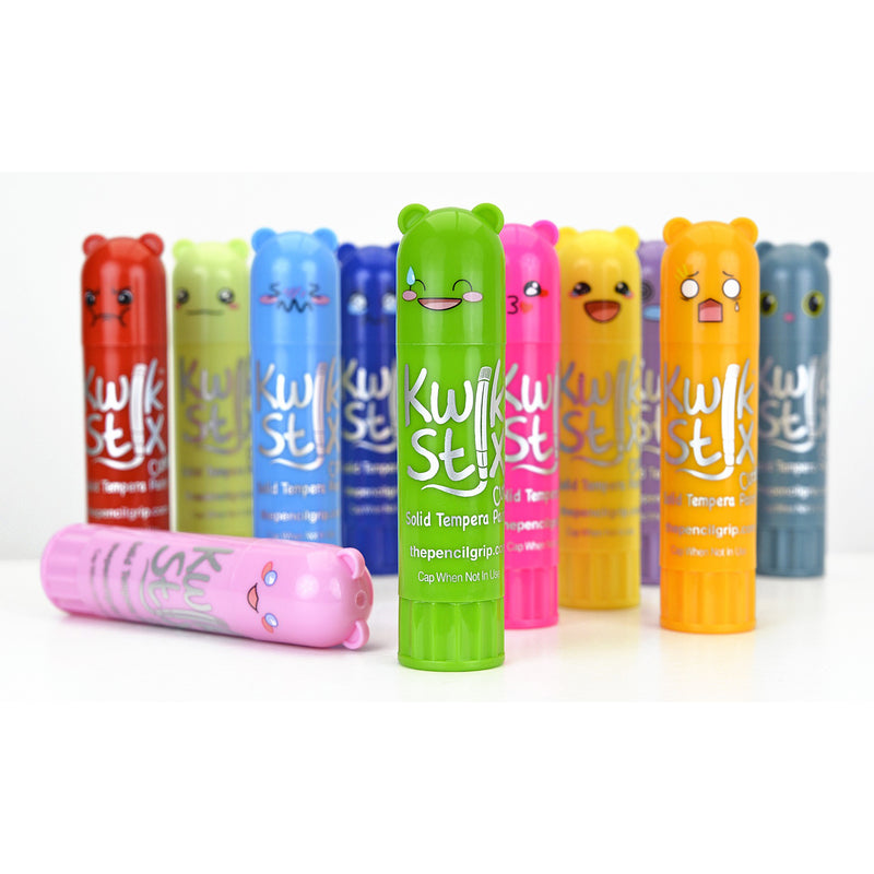 Cuties Solid Tempera Paint, Pack of 12