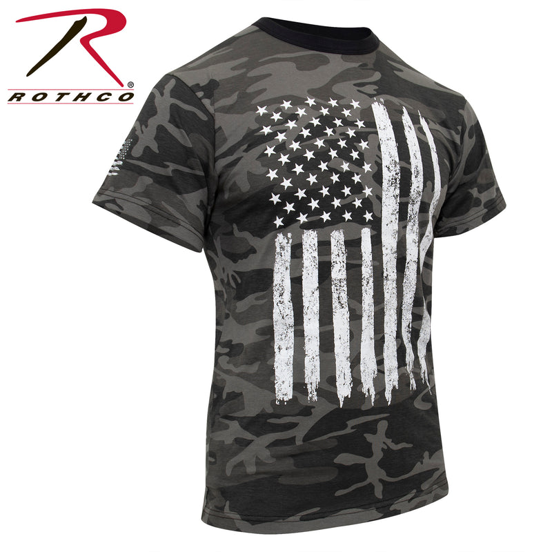 Rothco Camo US Flag T-Shirt