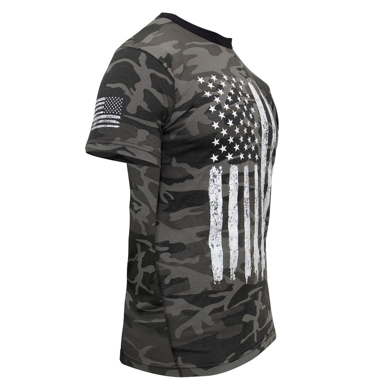 Rothco Camo US Flag T-Shirt