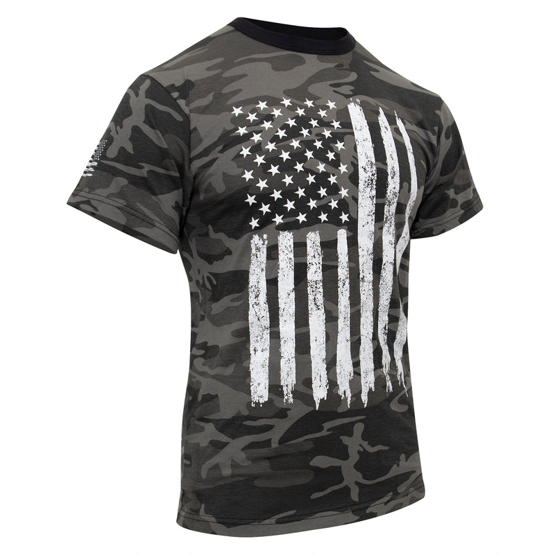 Rothco Camo US Flag T-Shirt