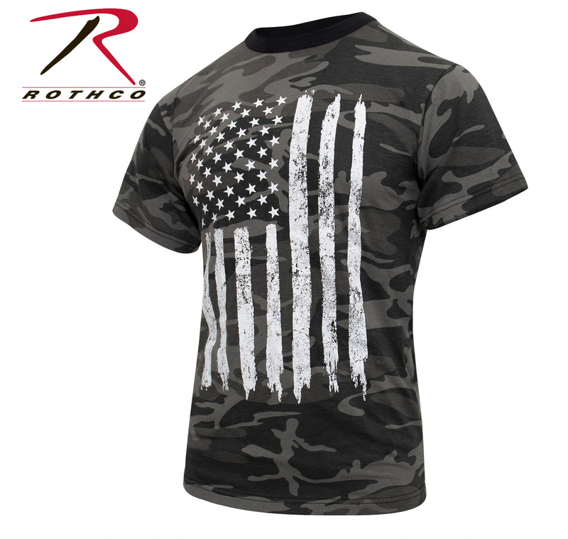 Rothco Camo US Flag T-Shirt