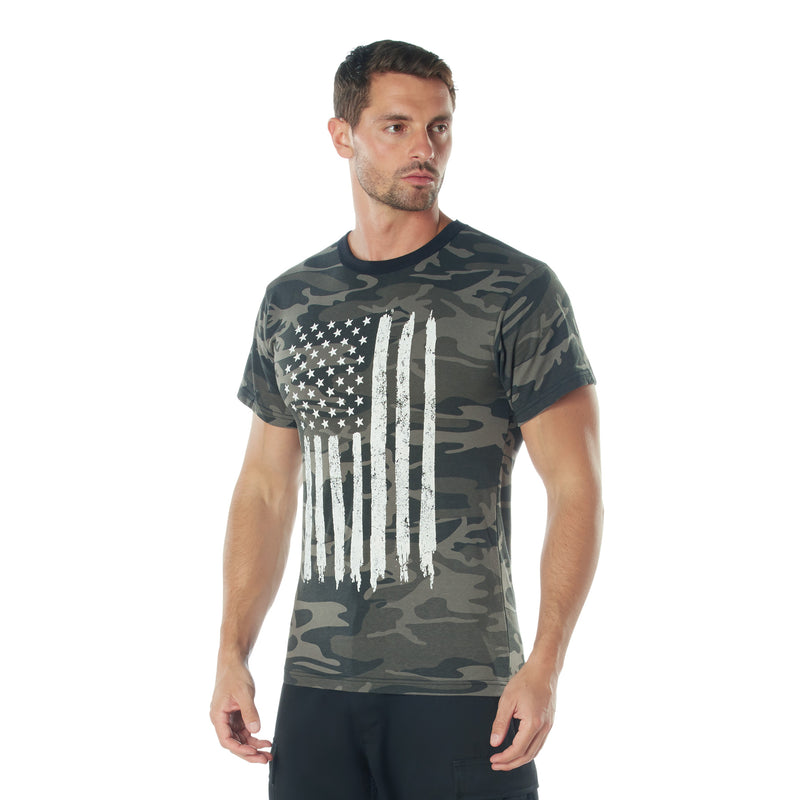 Rothco Camo US Flag T-Shirt