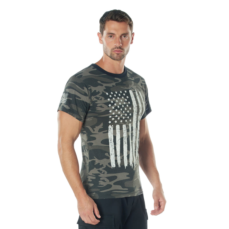 Rothco Camo US Flag T-Shirt