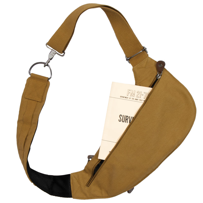 Rothco Crossbody Canvas Sling Bag - Vintage Olive Drab
