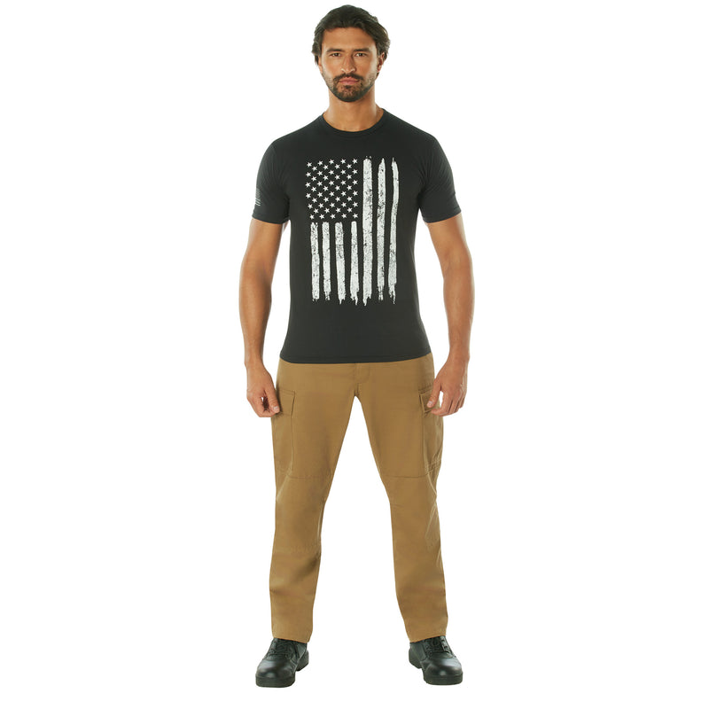 Rothco Camo US Flag Athletic Fit T-Shirt
