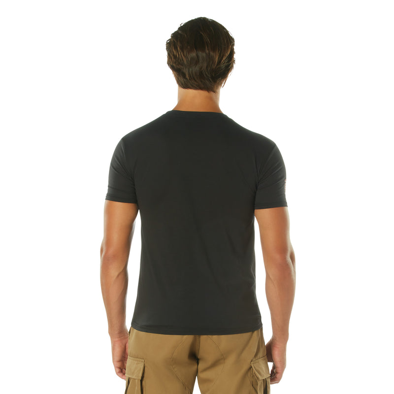 Rothco Camo US Flag Athletic Fit T-Shirt