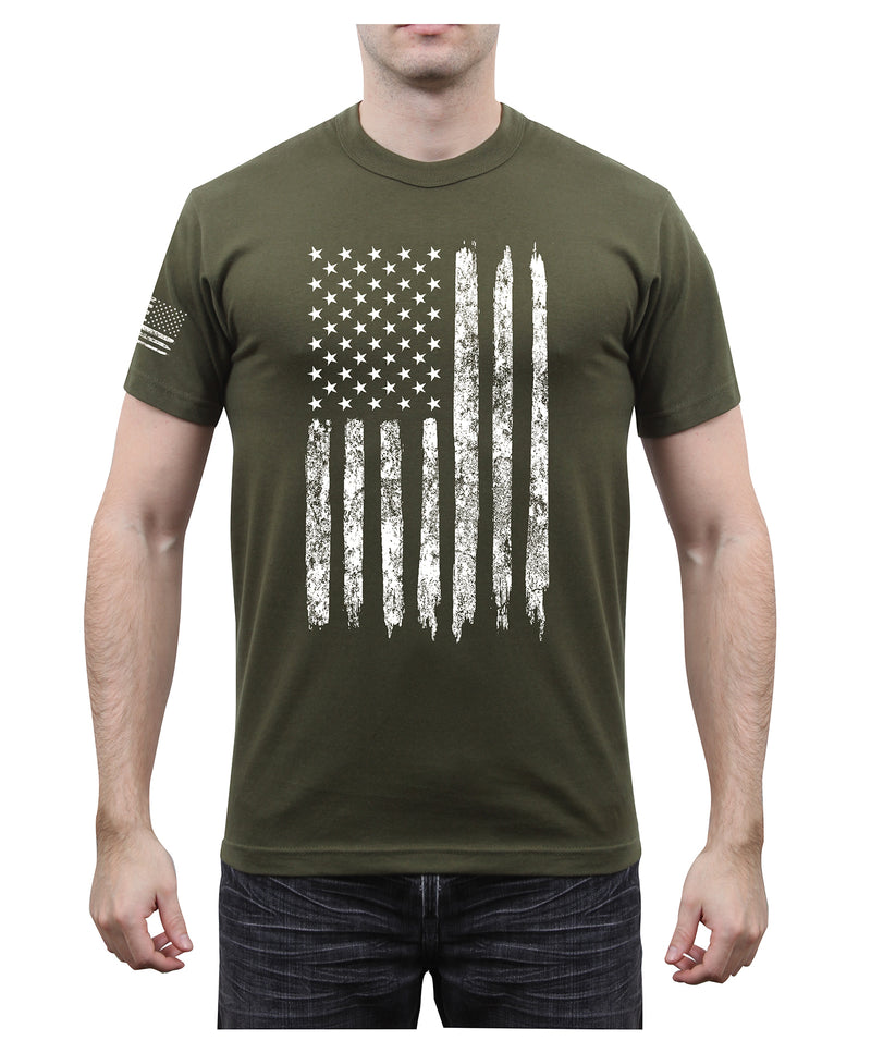 Rothco Camo US Flag Athletic Fit T-Shirt