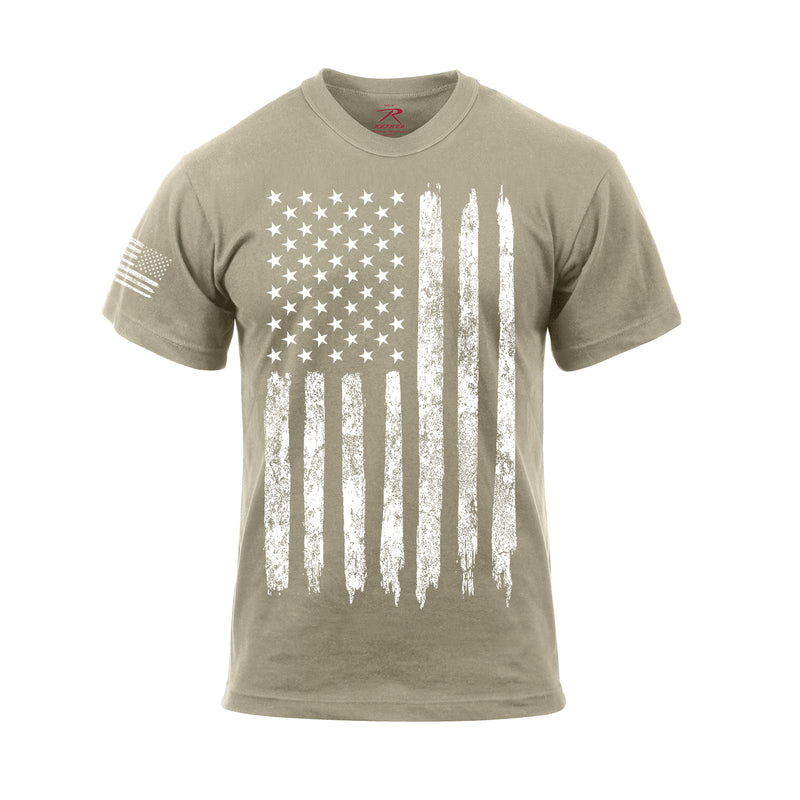 Rothco Camo US Flag Athletic Fit T-Shirt