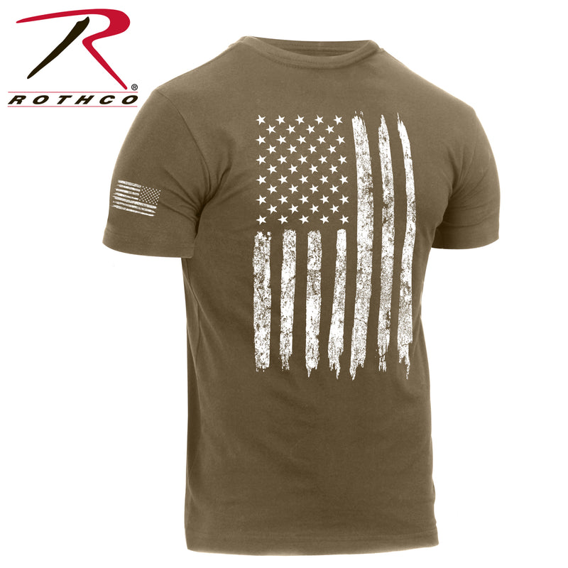 Rothco Camo US Flag Athletic Fit T-Shirt