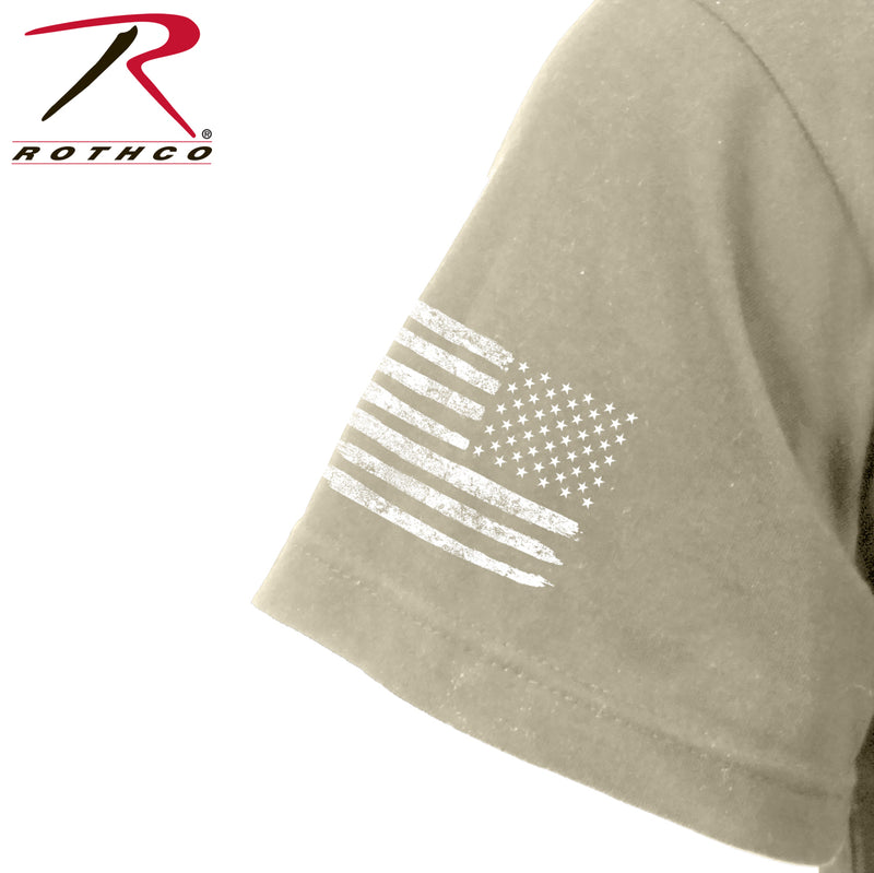 Rothco Camo US Flag Athletic Fit T-Shirt