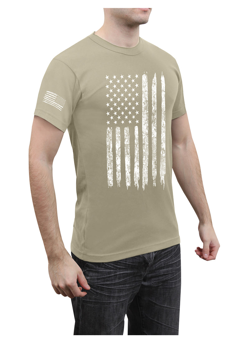 Rothco Camo US Flag Athletic Fit T-Shirt