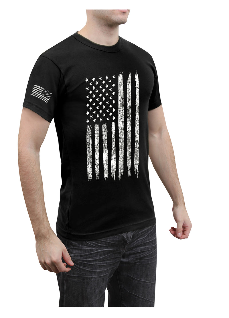 Rothco Camo US Flag Athletic Fit T-Shirt