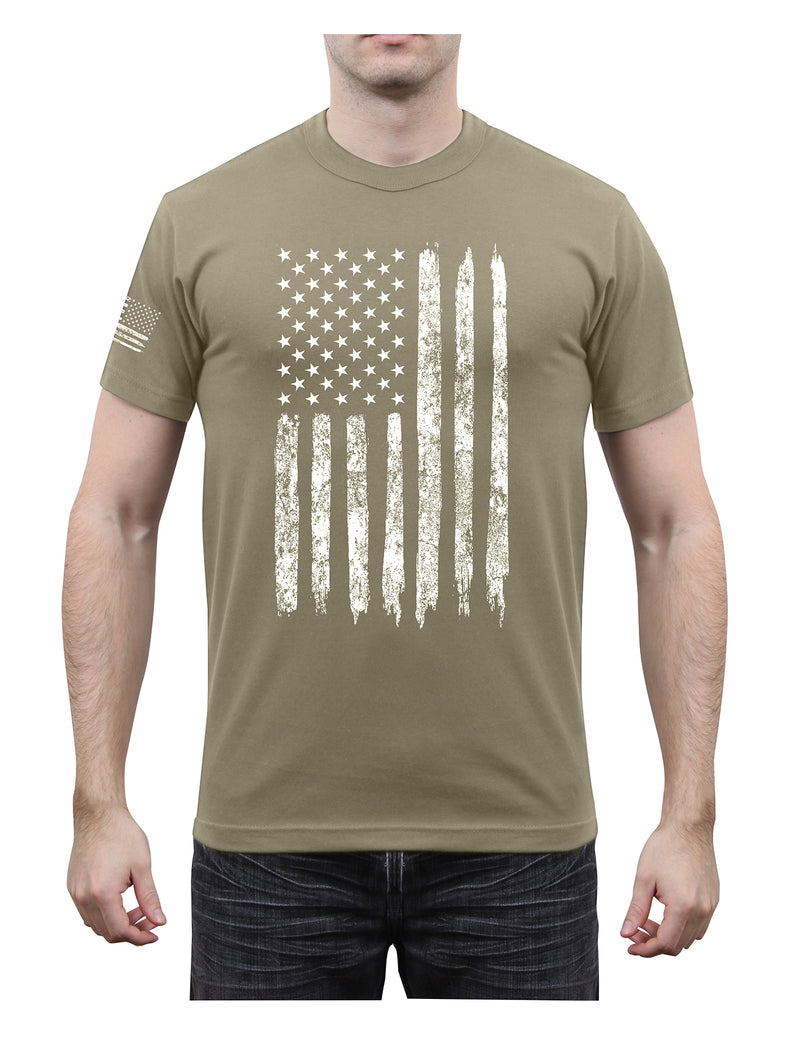 Rothco Camo US Flag Athletic Fit T-Shirt