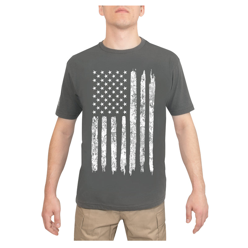 Rothco Camo US Flag Athletic Fit T-Shirt