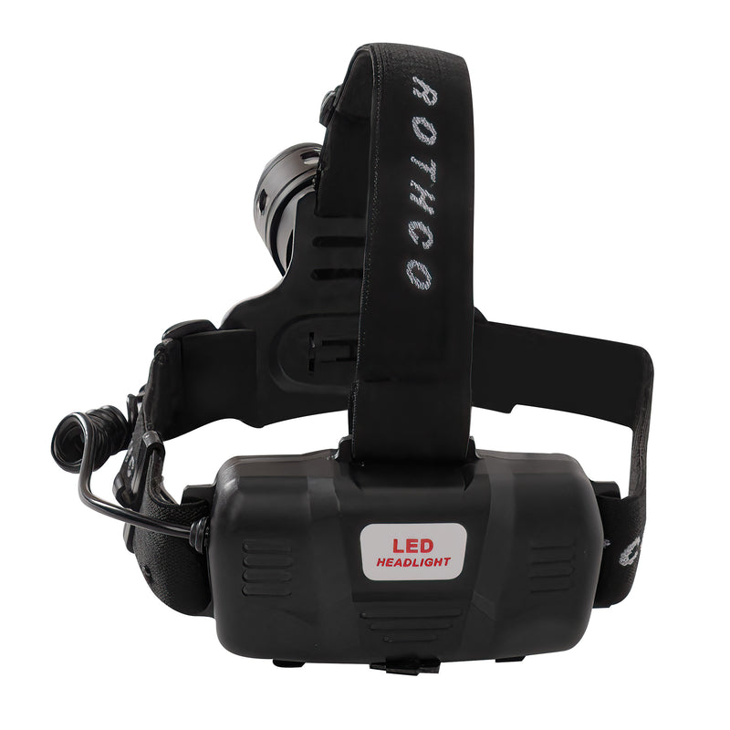 Rothco Rechargeable 1000 Lumen Led Headlamp - Black