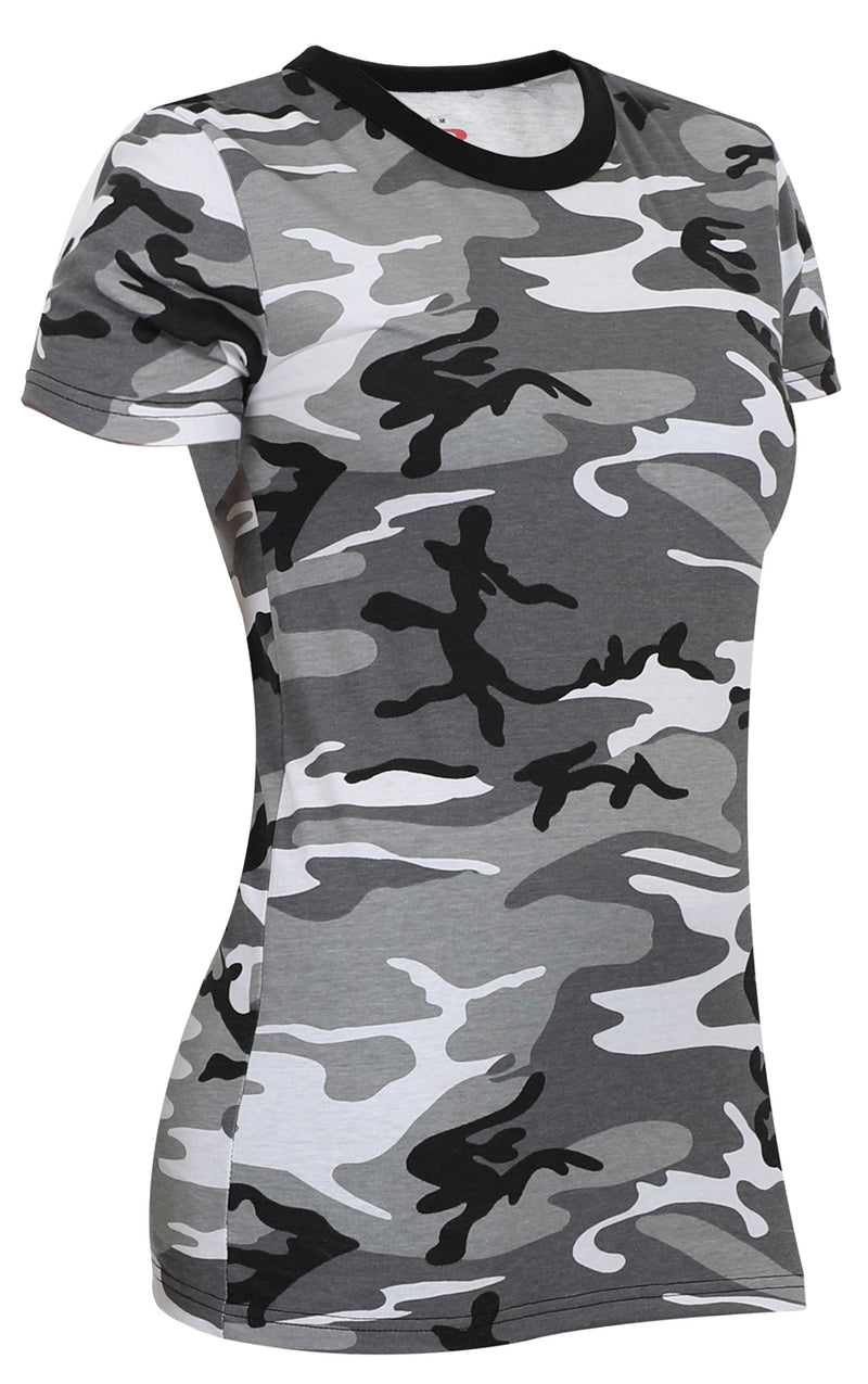 Rothco Womens Long Length Camo T-Shirt