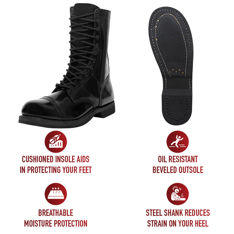 Rothco Leather Jump Boot - 10 Inches