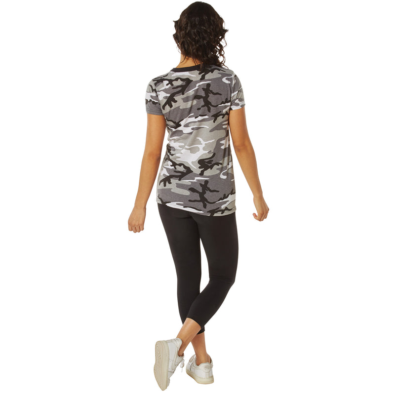 Rothco Womens Long Length Camo T-Shirt