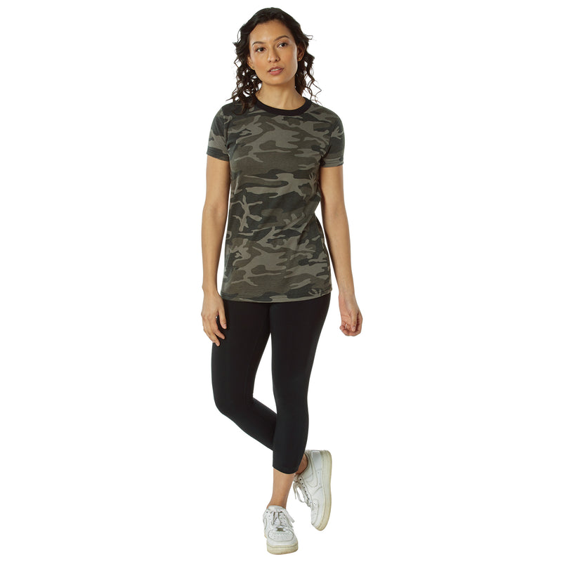 Rothco Womens Long Length Camo T-Shirt