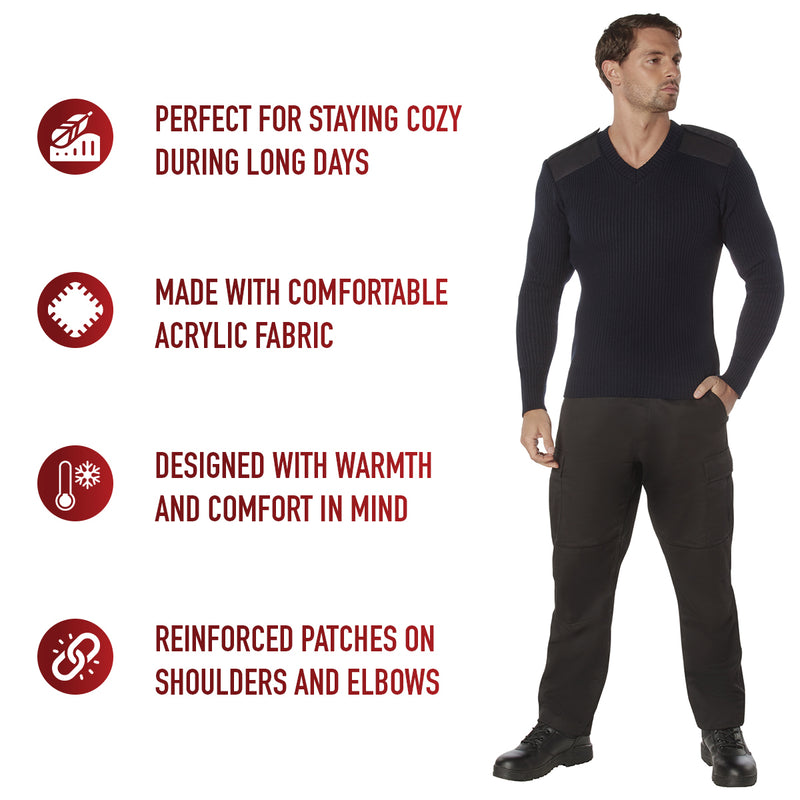 Rothco G.I. Style Acrylic V-Neck Sweater