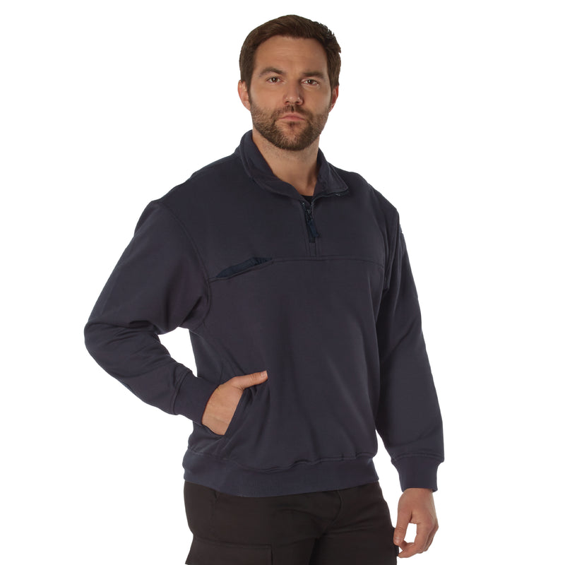 Rothco Firefighter / EMS Heavy Duty 1/4 Zip Workshirt