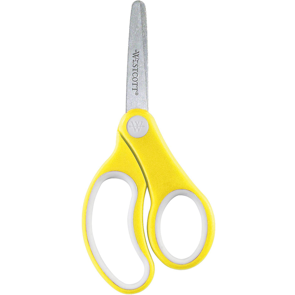Soft Handle 5" Kids Scissors, Blunt, Assorted Colors (No Color Choice)