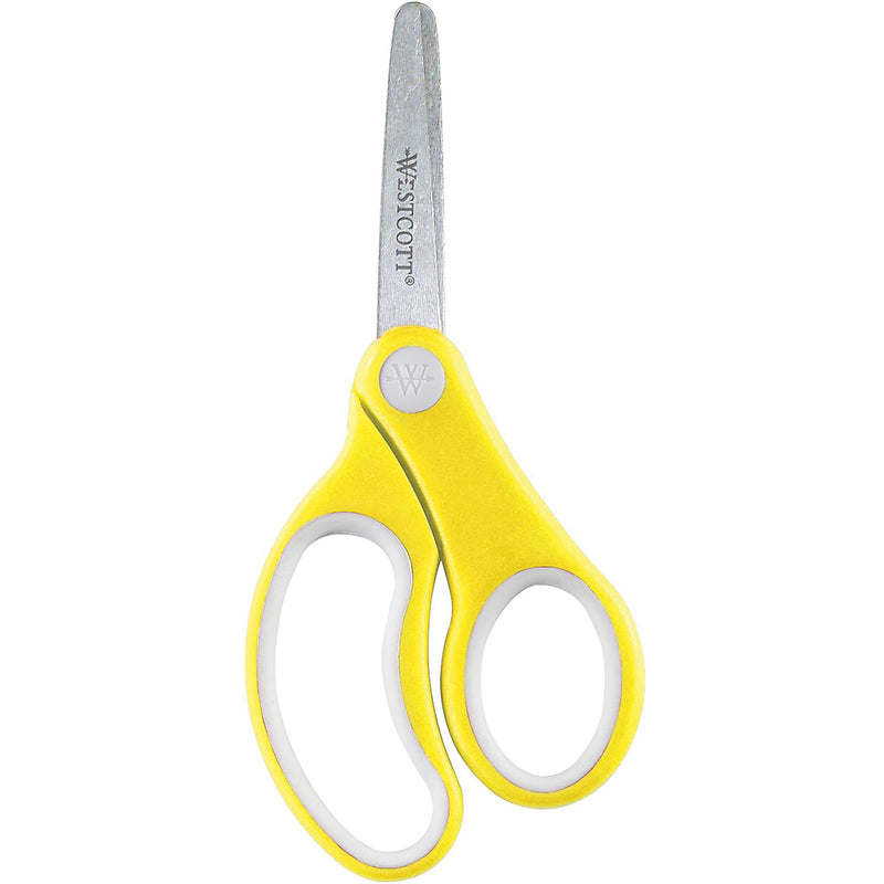 Soft Handle 5" Kids Scissors, Blunt, Assorted Colors (No Color Choice)