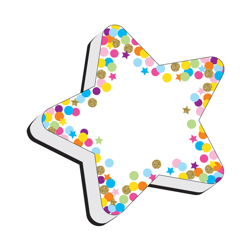 Magnetic Erasers Star Confetti Whiteboard