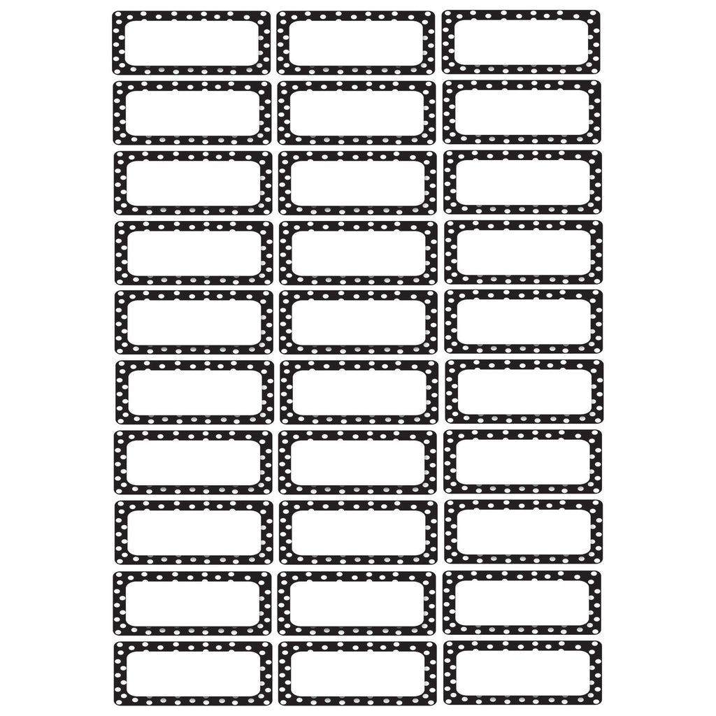 (3 Pk) Die Cut Magnets B-w Dots