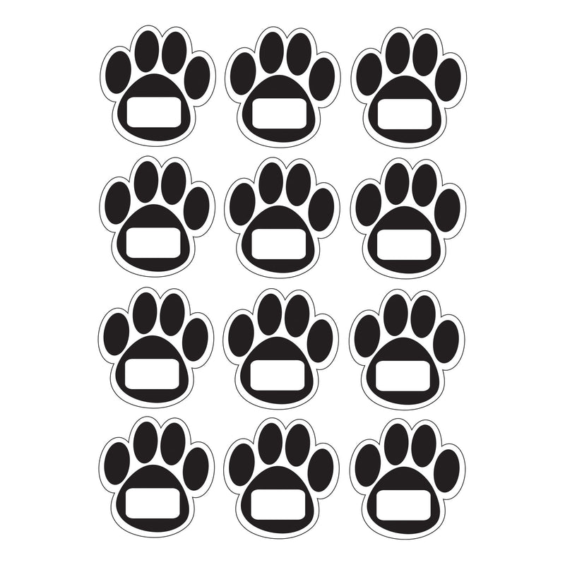 (6 Ea) Die Cut Magnets Black Paws