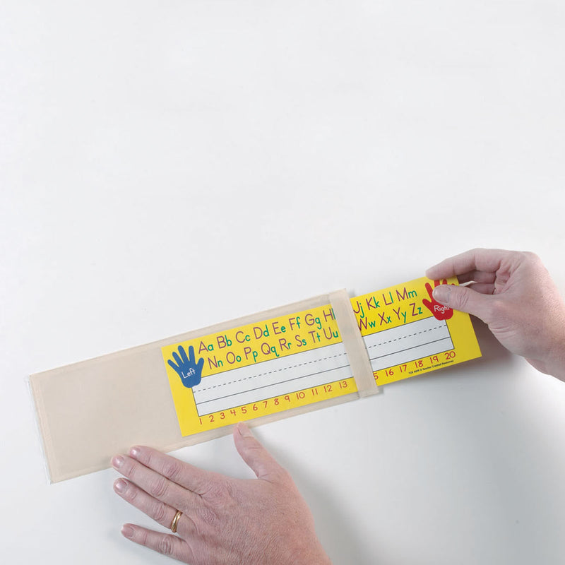 Small Name Plate Pockets 25 Per Pk 4.25 X 12.5