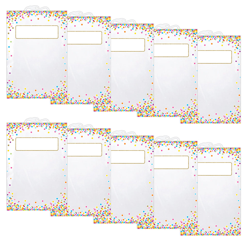(2 Pk) 5 Pk Storage Bag Confetti Pattern Hanging 5 Per Pack
