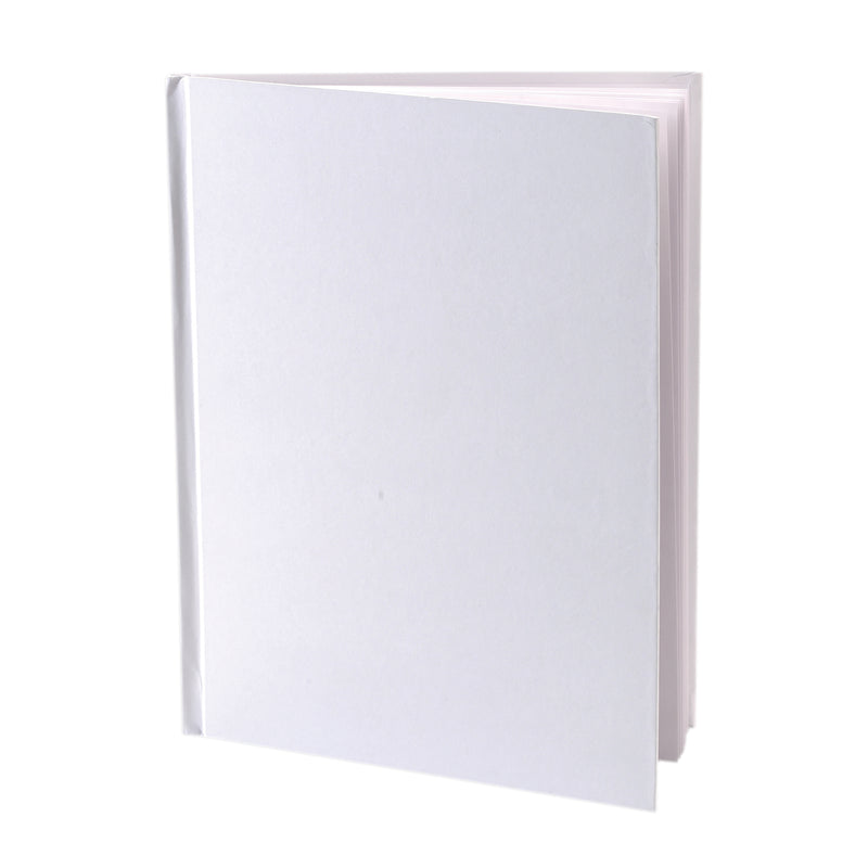 White Hardcover Blank Book 8-1-8x6-3-8