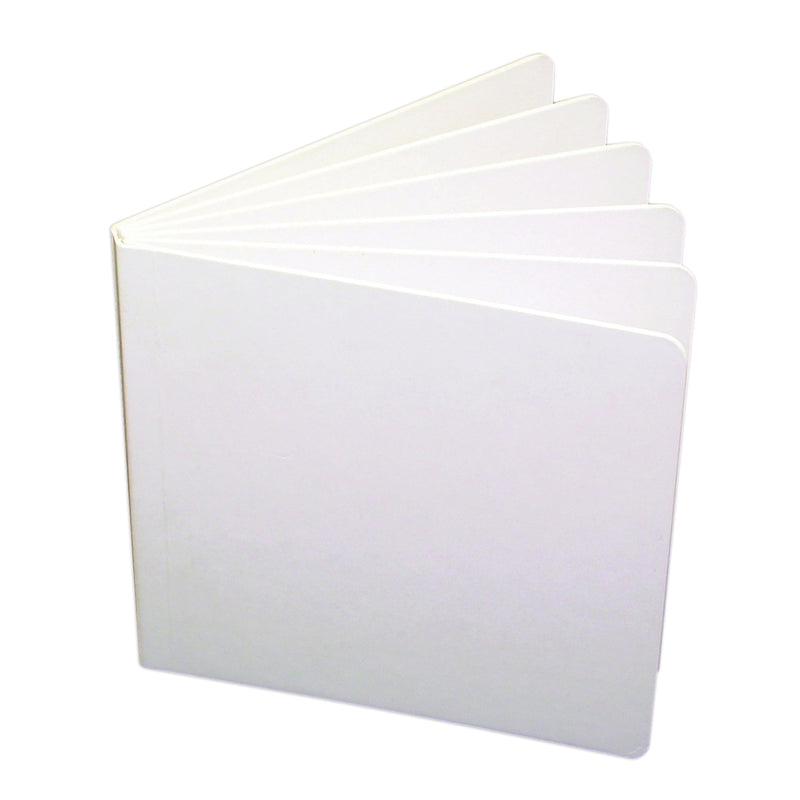 White Hardcover Blank Book 11x8-1-2