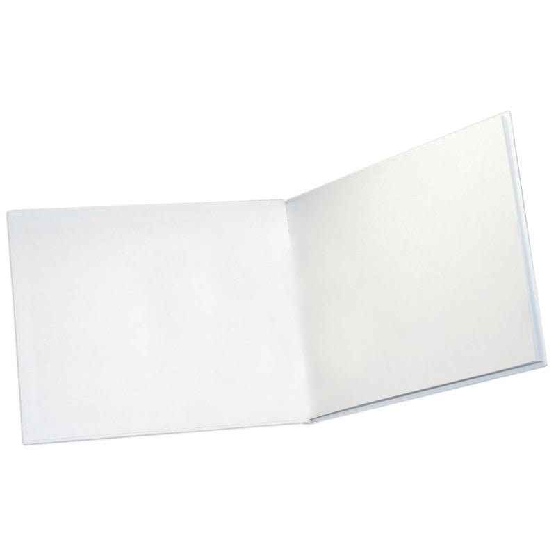 White Hardcover Blank Book 8.5 X 11