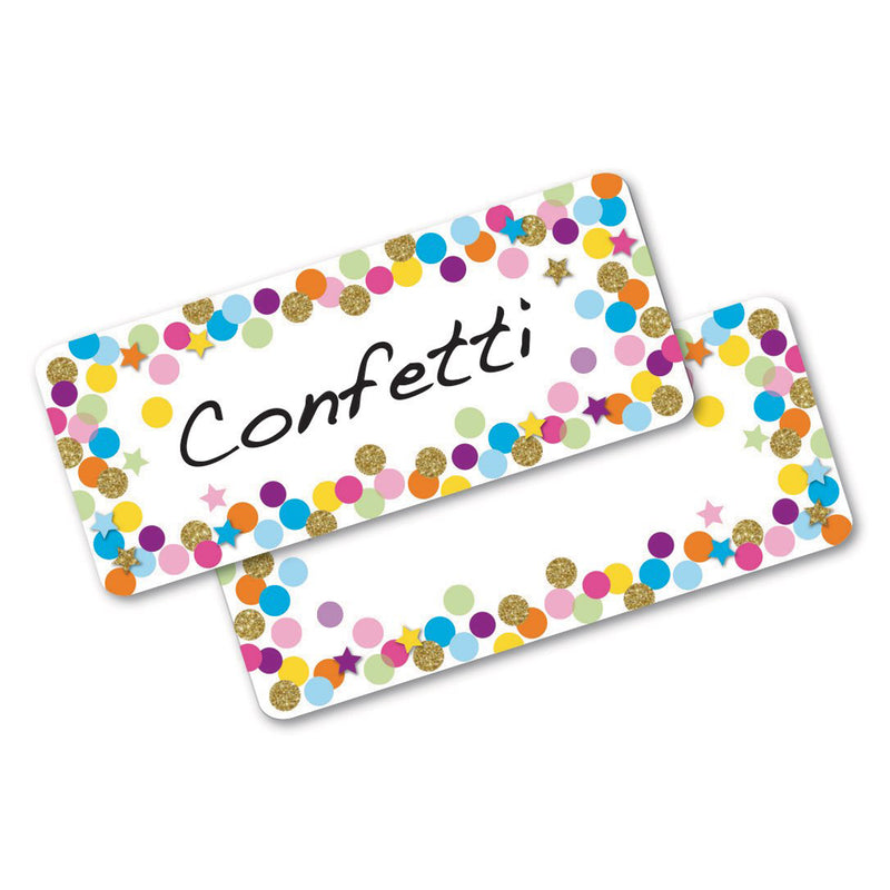 Magnetic Nameplates Confetti 30 Pcs