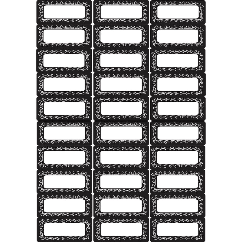 (3 Ea) Magnetic Labels Chalk Loop