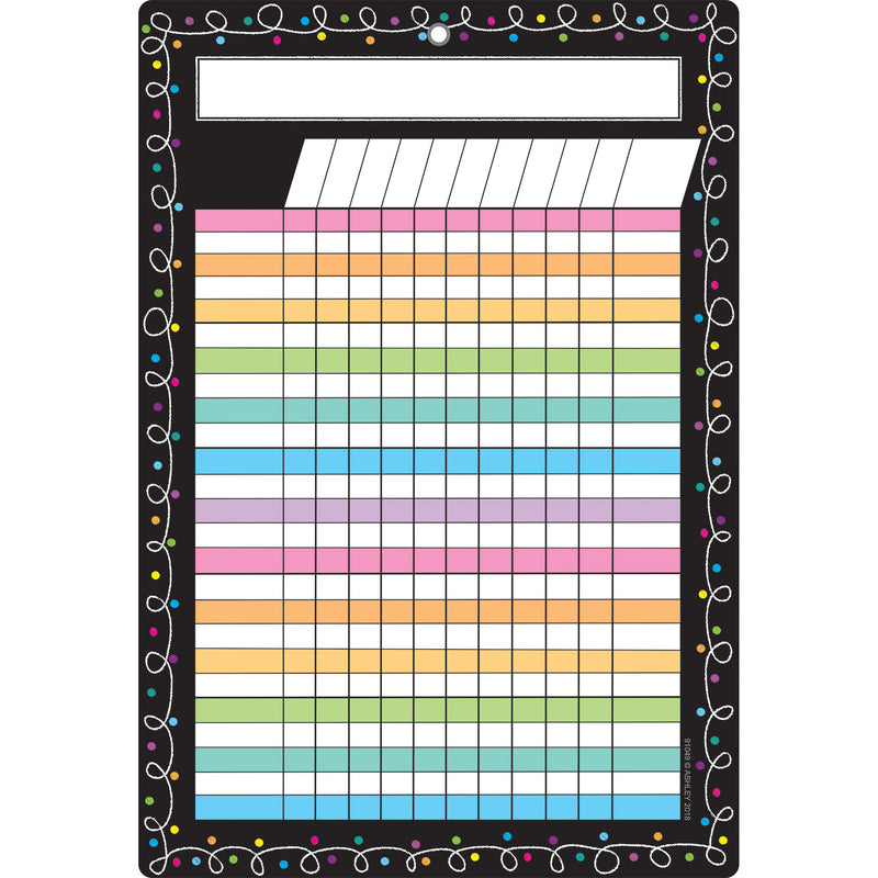 Smart Chalk Dots W- Loops Incentive Chart Dry-erase Surface