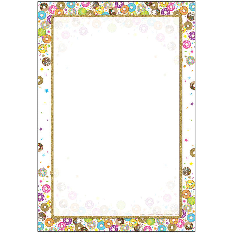 Donutfetti Blank 13 X 19 Chart Smart Poly