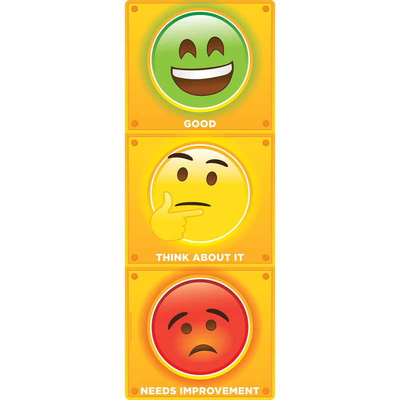Clip Chart Stop Light Emoji Psitive Behavior Dry-erase Surface