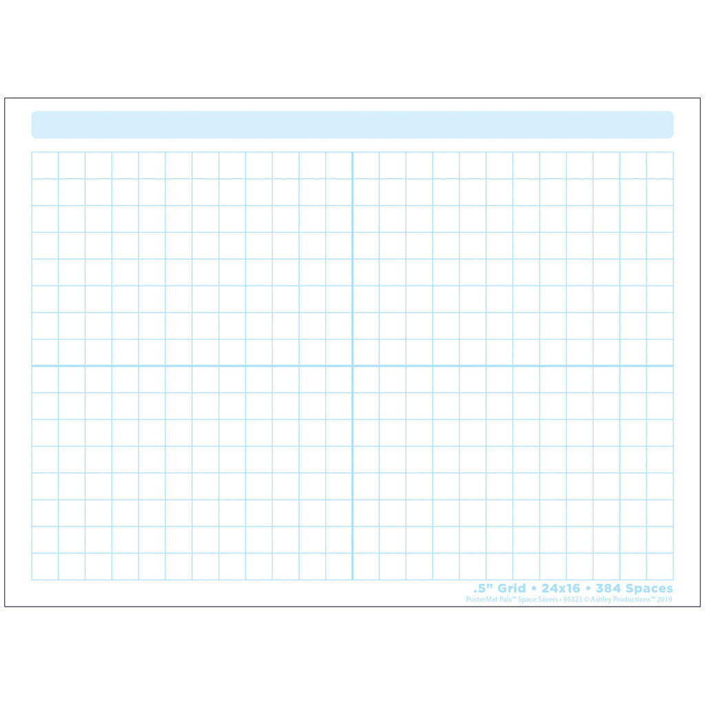 Grid Blocks 468 Blocks Postermat Pals Smart Poly Single Sided