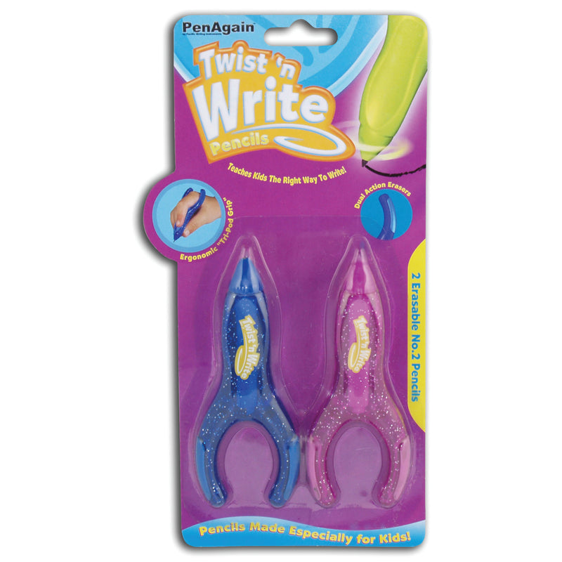 Twist N Write Pencil 2-pk Carded