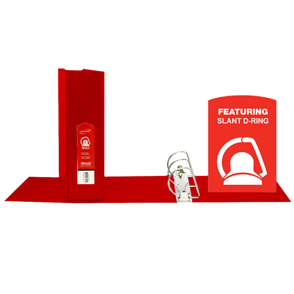 D Ring Binder W- Pockts 3in Rd