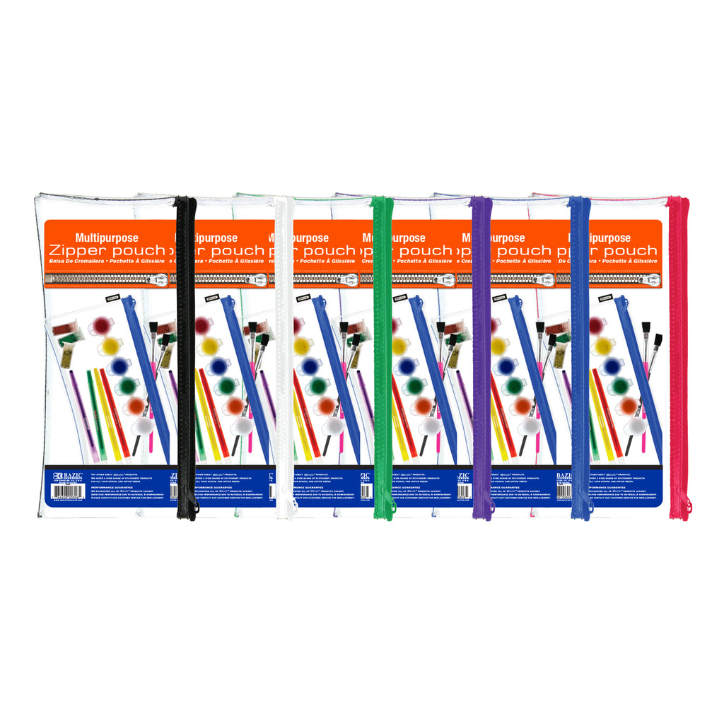 Multipurpose Clear Zipper Pouch