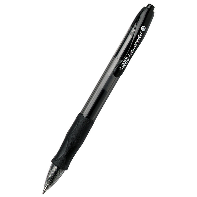 Bic Velocity Gel Retractable Roller Gel Pen Black