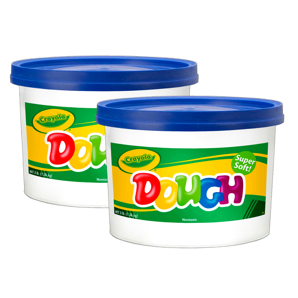 (2 Ea) Modeling Dough 3lb Bucket Blue