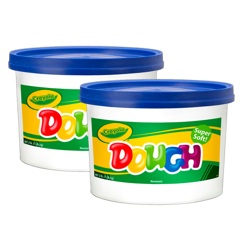 (2 Ea) Modeling Dough 3lb Bucket Blue