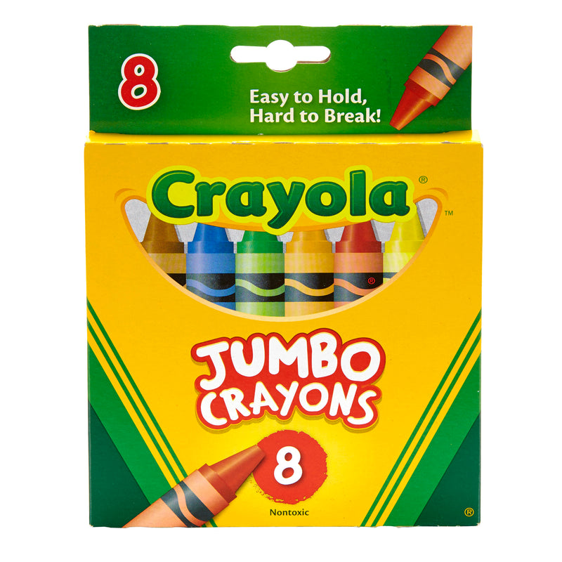 Crayons Jumbo 8ct Peggable Tuck Box