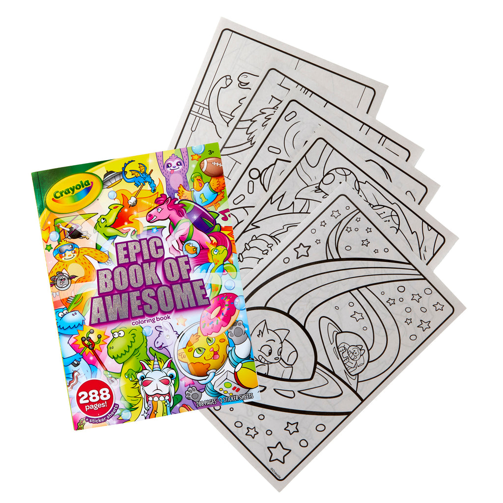 288pg Coloring Book Epic Adventure